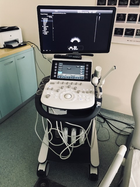 Naprava za ultrazvok na ginekologiji